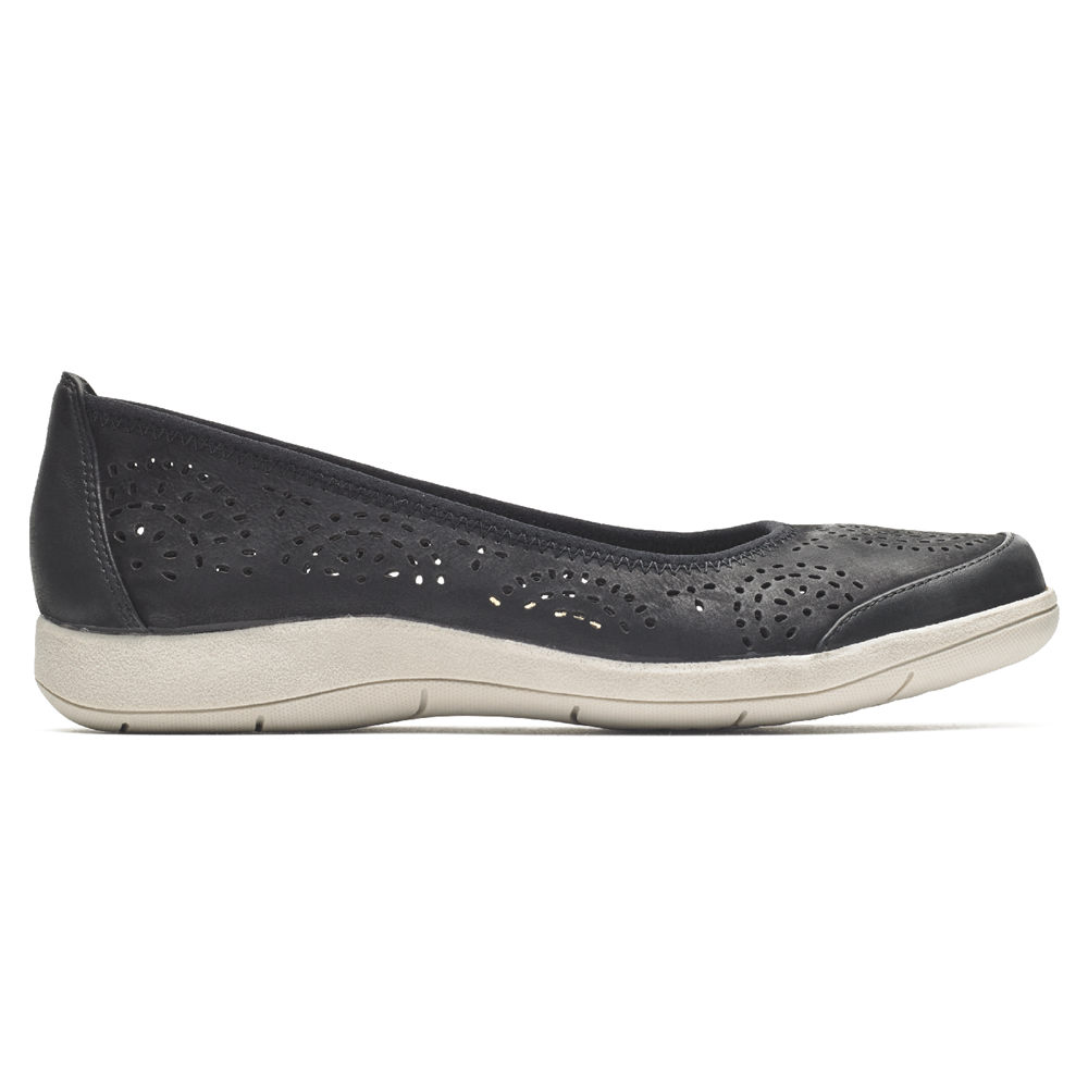 Slip-Ons Rockport Mujer Mexico - Daisey Ballet Negros - GUOSX8967